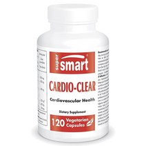 Supersmart CardioClear 말산 및 브로멜린 함유 마늘 EDTA 칼슘 디소듐 | GMO 프리 방부제 글루텐 채식주의자 캡슐 120개 USA 미국