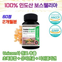 보스웰리아 추출물 등 복합 물 테르텐 1000mg 상어 연골 저분자 피쉬 콜라겐 무릎 손 가락 관절 뉴질랜드 초록 홍합 30정 가루 fjcc 복합체 테르펜 유향 나무 테르페노이드, 01 1개 60정 (2개월분)