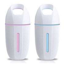 일음쇼핑^^*mLED USB 가습기 필터교체 가정용 차량용 NAO-D5010H 미니휴대용 디자인 예쁜 소형 개인 휴대용 사무실 책상 무드등일medi^*^, ab*^*선택있슴핑크
