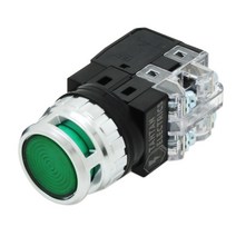 CRX-G30MDR 30mm 조광 누름 버튼 스위치 푸시 DC 12~24V LED PBL CR-304-24 CR-304-D0 한영넉스, 적색, 적색