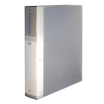현풍화일 A4 100매 클리어화일, 흑색, 1개