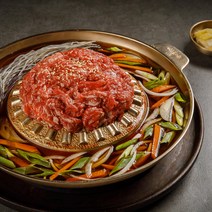 [주왕산가든]불고기 전골 밀키트 750g 3인분 불고기 육수 야채 한우불고기 소불고기, 단품없음
