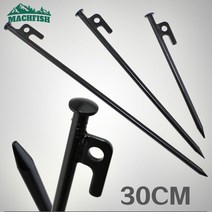 텐트 펙 machfish 30cm 야외 캠핑 못 지상 손톱 나사 앵커 말뚝 못 하이킹, 없음