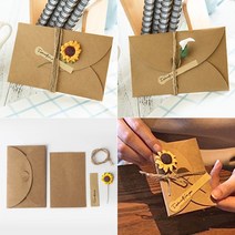 어버이날 감사 메세지 카드 편지 드라이 플라워 카드2 큰사이즈 17 x 11 cm, 카라