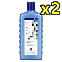 에이지 디파잉 샴푸 얇은 모발용 340ml 2개