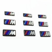 BMW M 엠블럼 스티커 훨 M 스티커 BMW 핸들 M로고, M 중, 1개