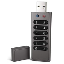 보안 USB 드라이브 VOLKCAM 32GB 암호화 된 USB 플래시 드라이브 하드웨어 암호 메모리 스틱 키패드 U 디스크 플래시, 하나, 보여진 바와 같이