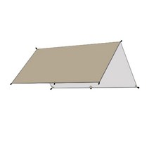 타프쉘 초경량 정원용 캐노피 차양 4x3m 방수 천막 타프 텐트 그늘막 야외 캠핑 해먹 관광 해변, [03] 3
