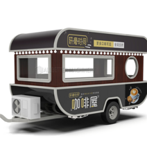 카고 푸드 트럭 소형 카라반 트레일러 다목적 분식 스낵카 차량 새로운 디자인 저렴한 주방 보트 스타일 아이스크림 카트 핫도그 피자 커피