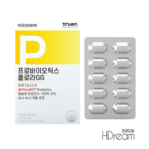 트루엔 프로바이오틱스 플로라GG 듀폰 다니스코 보장균수 100억 HD 트루 유산균, 트루엔프로바이오틱스 플로라 500mg 60캡슐
