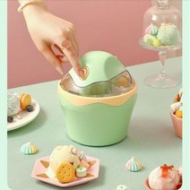 아이스크림 기계 220V 가정용 미니 전기 아이스크림 메이커 500ML 기계 휴대용, 01 green_01 220-240V