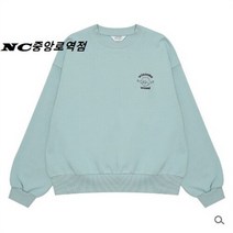 에꼴리에 SH02 여아 봄 걸프렌즈 크롭 맨투맨 심플한 민트 웹툰 크롭티 긴팔 티셔츠 NC중앙로역점 22A075