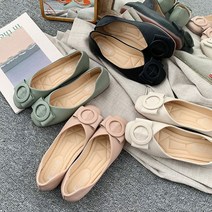 oem 쿠션 말랑한 여자구두 플랫슈즈 라운드 로퍼 발편한 가을 키작녀 단화