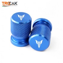 야마하 MT09 MT07 MT10 MT03 MT 09 07 03 10 MT-09 MT-07 트레이서 900 700 GT FZ09 XSR700 XSR900 타이어 밸브 캡 MT-10, 파란