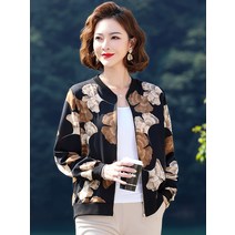 50대점퍼 60대여성아우터 중년봄자켓 봄자켓 간절기 엄마점퍼 베이직 이쁜 여자겉옷