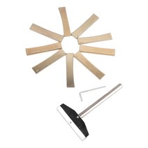 기타 프렛보드 프레스 합금 다양한 사양 표준 디자인 인레이 도구 간단한 작동 수리용 완벽한 일치, 한개옵션0