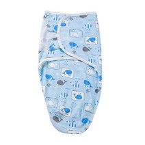 아기블랭킷 아기 모슬린 Swaddle 담요 신생아 랩 면화 유아 amp Swaddling Sleepsack 침낭, [01] 65X51cm (0-2M), [08] Whale