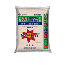 풍농 스마트21 옥수수 양배추 고추 배추 과수 벼 21-6-7 저인산 복합비료 20kg
