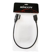 KKmoon 음악 인터페이스 AMI MMI to USB 케이블 어댑터 아우디 A3 A4 A5 A6 A8 Q5 Q7 Q8 용