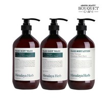 브랜드없음 히말라야 허브 나드 티트리로즈마리향 바디워시 900ml x2개+바디로션 x1개, 단품없음