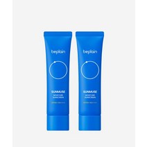 BEPLAIN [2개/유기자차] 선뮤즈 모이스처 선크림 50ml(SPF50+/PA++++), none