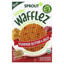 미국로켓배송 스프라우트 오가닉 Wafflez Pumpkin Butter Jelly 5 Packets 18 G 3개