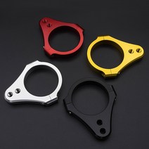 3154mm 범용 스티어링 댐퍼 브래킷 포크 클램프 지원 홀더 바이크 오토바이 레이싱 거리 ATV 전기 스쿠터 킥보드, [13] Black 52mm