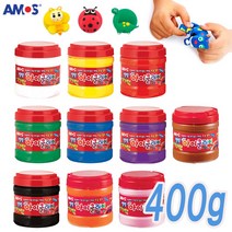 대용량 아이클레이(400g)-낱색 탱탱클레이 점토 미술 공예 만들기 요술점토 방과후수업, 검정색