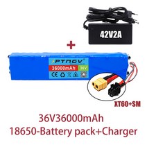 전동 킥보드 키박스 자물쇠 보드키 열쇠 36v 36ah 18650 충전식 리튬 배터리 팩 10s3p 500w 수정 된 자전거 스쿠터 전기 자동차 용 고출력 bms 포함, 그물