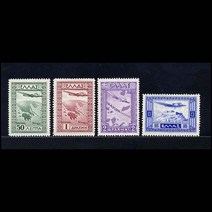 [BKstamp0002외국우표] 그리스 항공우표 4종(1933년)