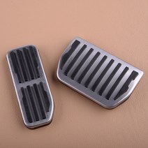 2개 가스 및 브레이크 풋 패드 페달 커버 키트 랜드로버 레인지 로버 이보크 VELAR 재규어 E F PACE XE XF, 기본