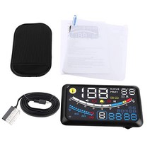 5.5인치 HD OBD2 자동차 GPS HUD 헤드 업 스피드 디스플레이 오버 경고 플러그 앤 플레이