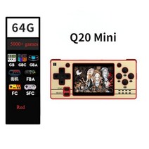 Anbernic RG300X 레트로 휴대용 게임 콘솔 비디오 플레이어 PS1 지원 HD 128g 18000 어린이 선물 VS Q20 미니, 08 64G 5000 Games