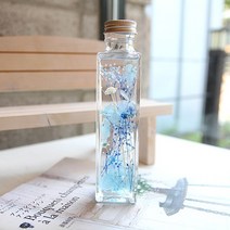 더봄 하바리움-프리저브드 드라이플라워(기념일선물), 블루수국/투톤안개