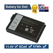 7WNW1 51WH 노트북 배터리 for Dell Latitude 7424 5424 5420 Rugged Not이북, For Latitude 5420 RUGGED