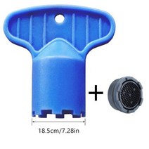 5 pcs 플라스틱 수도꼭지 aerator 수리 교체 도구 스패너 렌치 위생 도자기 inflator 필터 라이너, 18.5cm, 03 2 PSC- 18.5CM