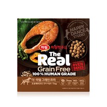 하림펫푸드 어덜트 더리얼 그레인프리 오븐베이크드 강아지사료, 연어, 1kg, 1개