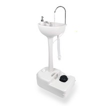 알래스카블랙 휴대용 이동식 세면대 간이 싱크대 캠핑 손세정대 단품, 휴대용세면대 DH7701