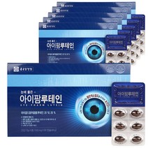 종근당건강 마리골드꽃추출물 루테인 빌베리 결명자 녹차 아이팜루테인, 6개, 90정