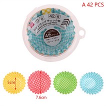 파운드케이크틀 미니 카스텔라 타르트 식빵 파이 15-42 개 종이 케이크 컵 컵케익 라이너 디저트 베이킹 금, 03 42pcs