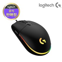 로지텍 유선 게이밍 광마우스 G102 2세대 Lightsync 블루