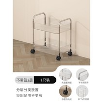 미드센추리 다용도 서빙카트 수납 인테리어 선반 주방 모던 카페, 2단, 1개