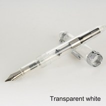 Jinhao 992 만년필 럭셔리 펜 Pluma Estilografica Stylo plame 투명 잉크 Tinta 문구 용품 쓰기 선물, 09 992 toumingbai, 01 0 5mm