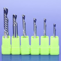 1pcs aaa shk 3.175456mm 왼쪽 나선형 다운 컷 하나의 플루트 라우터 비트 cnc 엔드 밀 카바이드 밀링 커터, 3.175x2.5x17