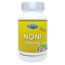 마이라이프 오가닉 노니 1000mg 120정 베지캡슐 My Life Organic Noni