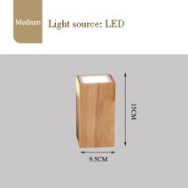 모던한 LED 천장 조명 기구 거실 침실 실내 조명 기구 디자인 나무 라운드 스퀘어 램프 홈 데코레이, 05 Medium_01 웜 화이트