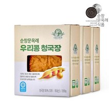 순창문옥례식품 우리콩 청국장 200gx3개, 없음, 3개, 200g