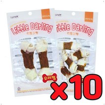 입질강아지 스트레스완화용 개껌 10봉 비숑프리제, 종류, 오리말이 2p