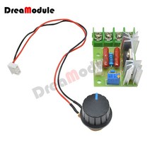 모터 컨트롤러 속도조절기 2000w 전압 조정기 scr 속도 컨트롤러 가변 모터 속도 컨트롤러 속도 컨트롤러 ac 220v 온도 조광기, 없음