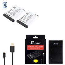 상세설명참조 KC인증 소니 NP-BJ1 호환 충전지 충전기 세트, 듀얼충전기1개 호환배터리2개 세트